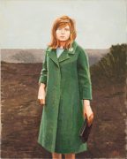 Duncan Hannah, Monica's green coat, 2011, 51 x 41 cm, oil on canvas