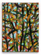 Bart Kok, birds, birds, tjirping everywhere, 2017, 40 x 30 cm, oil on canvas