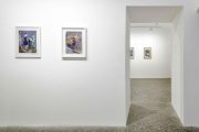 Exhibition view 'O Youth and Beauty', Waldemar Zimbelmann, Louis Fratino and Anna Berger, MAN Museum, Nuoro, Italy. Curated by Luigi Fassi